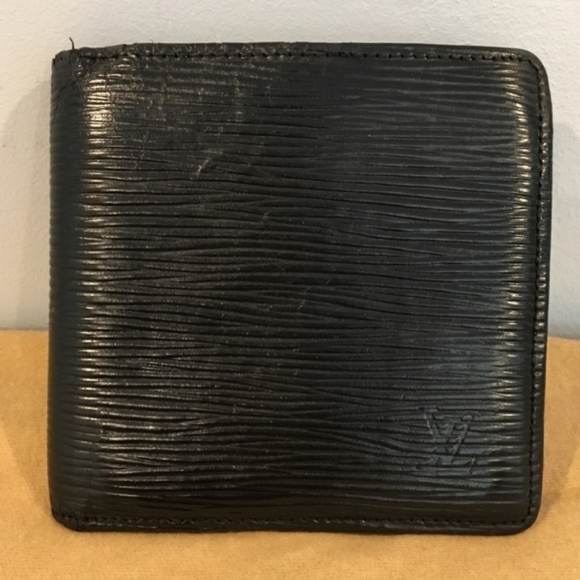 🆕️ Louis Vuitton Epi Leather Wallet Black - Picture 1 of 8
